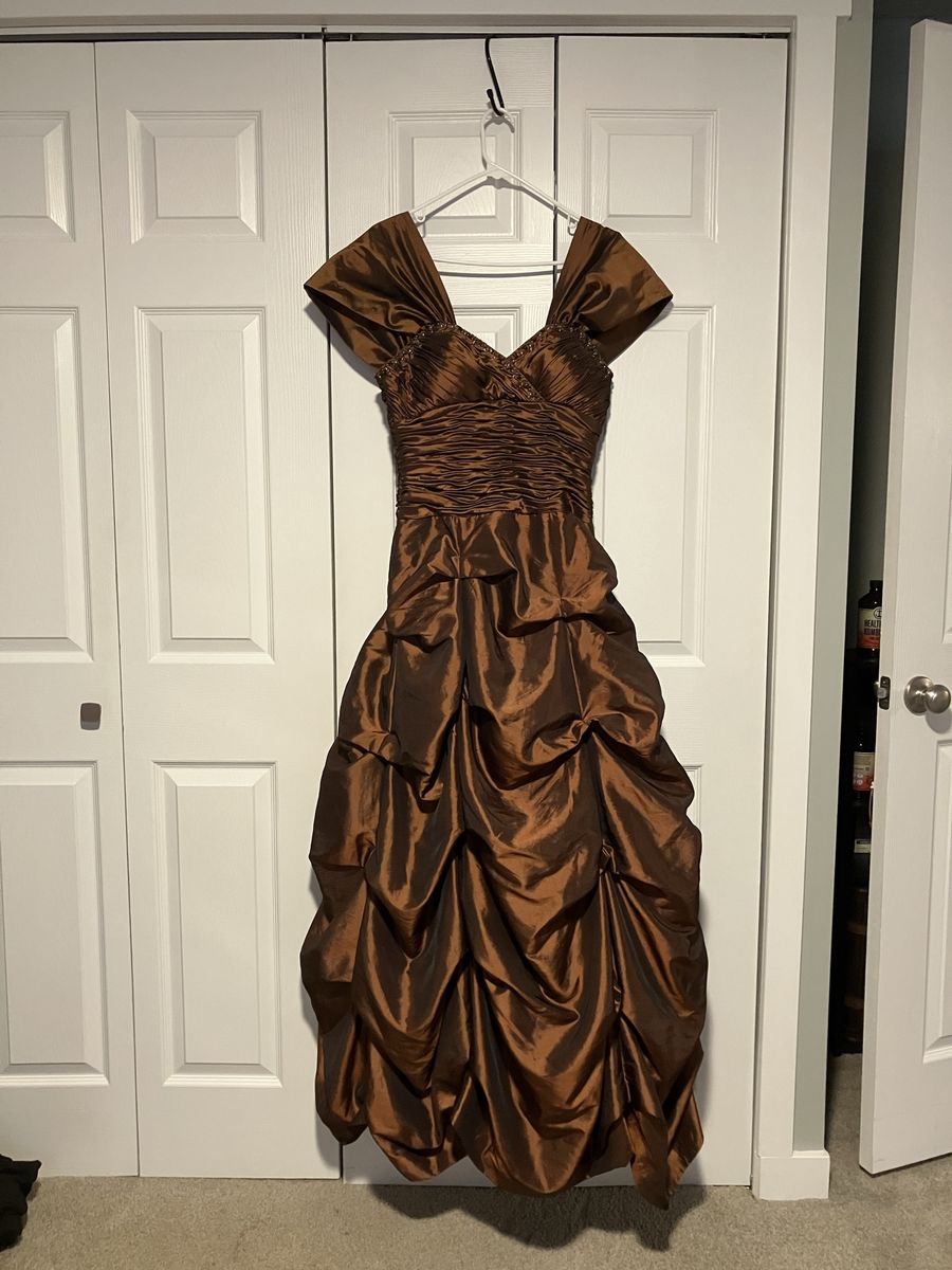 Brown Lenovia Prom Dress Size XS
