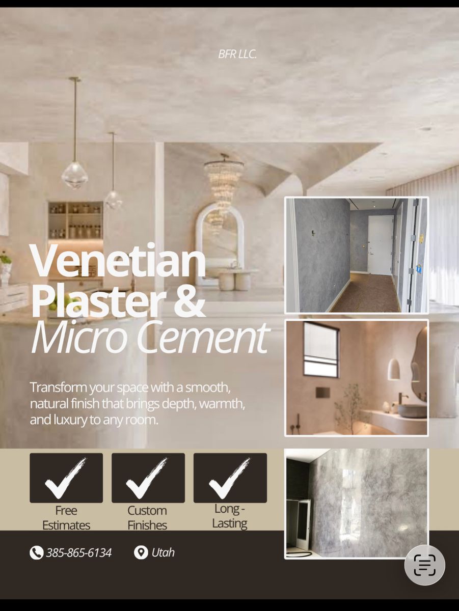 plaster Venetian And Micro Cement