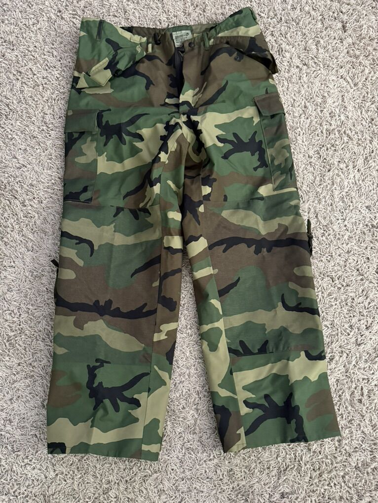 Camo USMC Wet Cold Weather Trouser Pant Rain