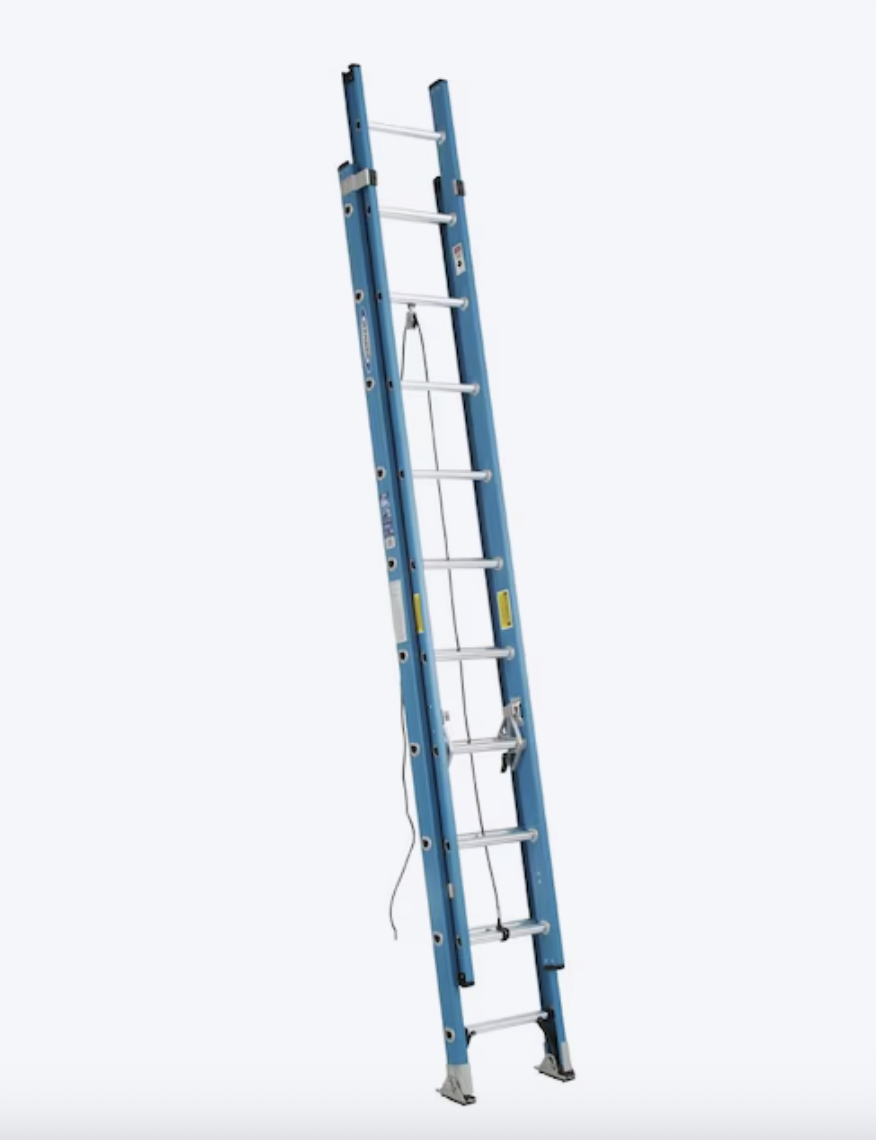 Werner 20-ft Fiberglass Extension Ladder