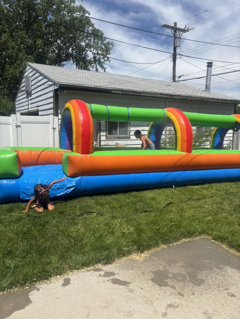 18 FT Rainbow Slip & Slide