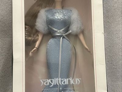 NRFB 2004 Barbie Collector Sagittarius Zodiac Doll - Factory Sealed Pink Label