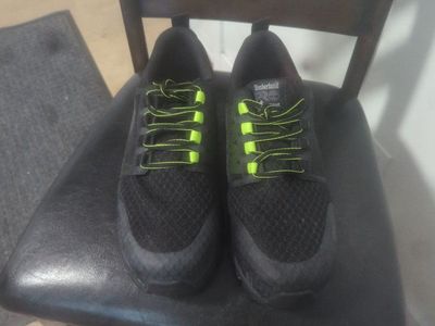 Timberland PRO Men's Radius Composite Toe Work Shoes Black/Hi-Vis Size 10.5