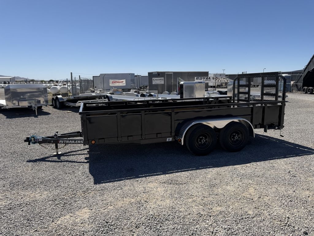 2026 PJ Trailers 7x16 83 Tandem Axle Channel (UL)"