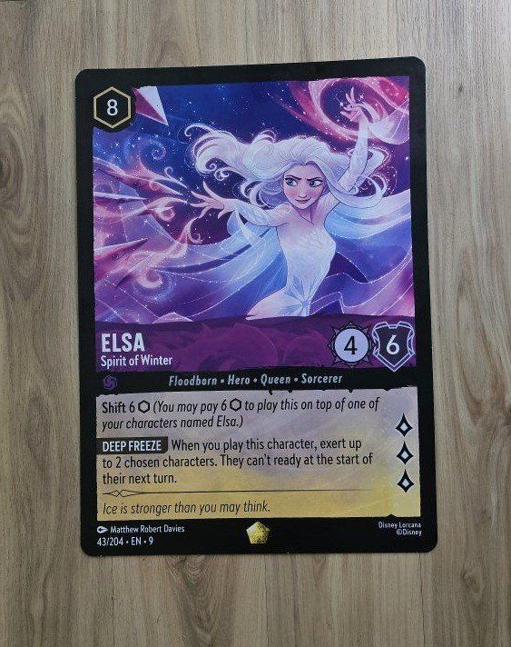 Disney Lorcana Oversized Elsa Card