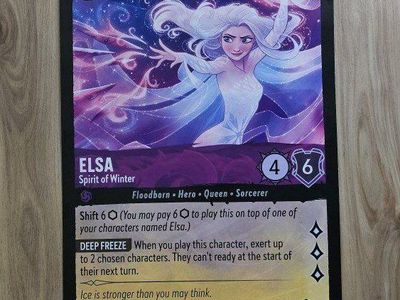 Disney Lorcana Oversized Elsa Card