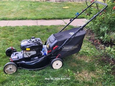 craftsman lawn mower self propelled good working conditions.