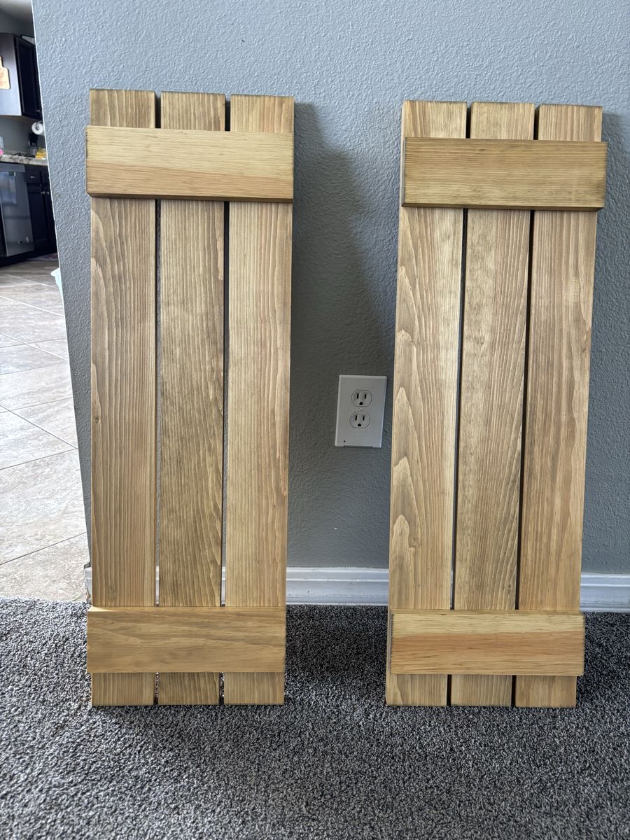 Rustic Wood Shutters