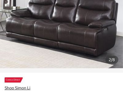 Ridgewin Leather Reclining Sofa