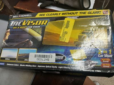 Bell + Howell Tac Visor Day & Night Glare-Blocking 2-in-1 Car Visor-Section A