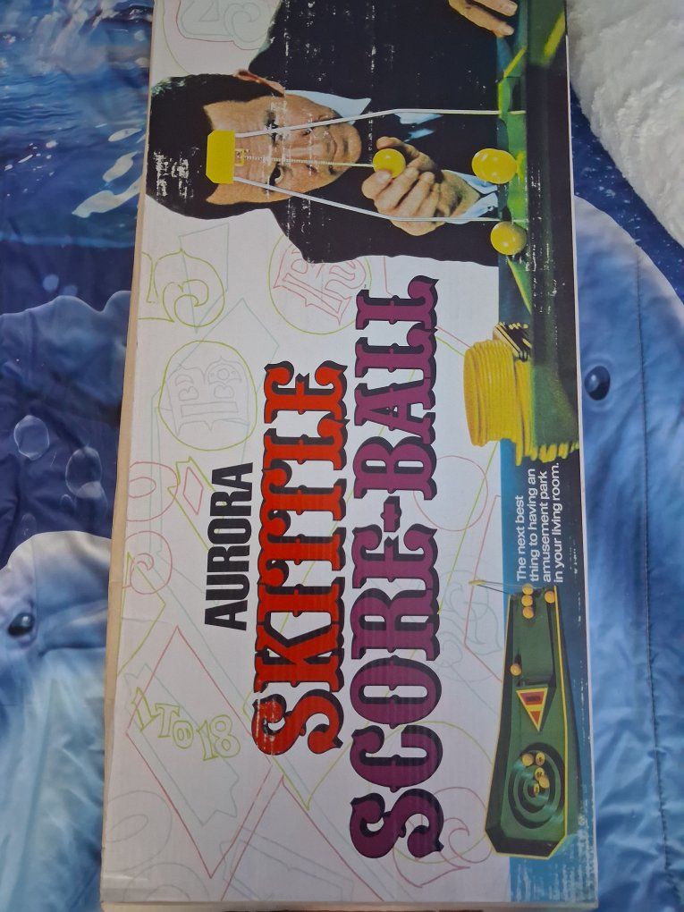 Vintage Aurora Skittle Score-Ball Game with Original Box