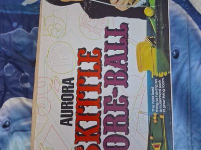 Vintage Aurora Skittle Score-Ball Game with Original Box