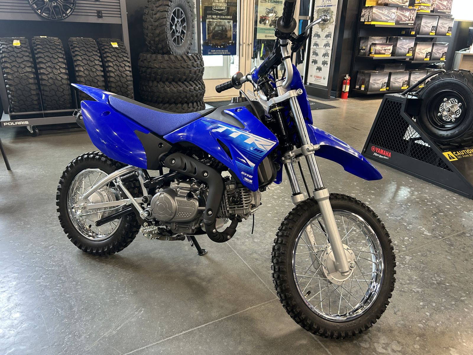 2027 Yamaha TT-R110E Team Yamaha Blue - Y16559