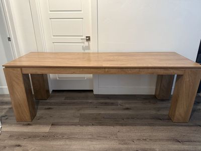 Brand New Large Farmhouse Rustic Dining Room Table
