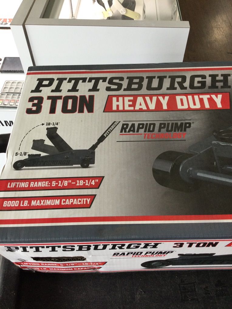 Pittsburgh 3-ton Jack.     #E75013754