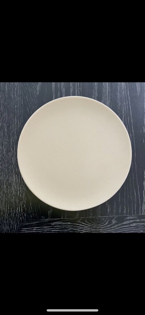 10” pampered chef stoneware plate