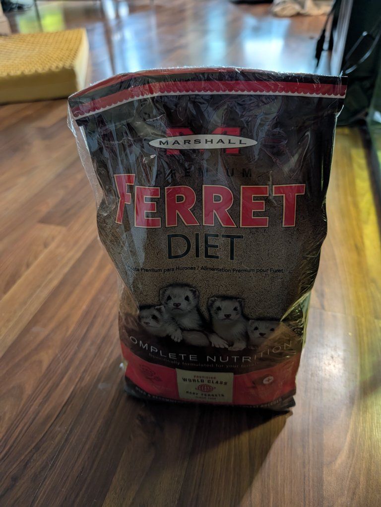 Marshall premium baby ferret food new unopened