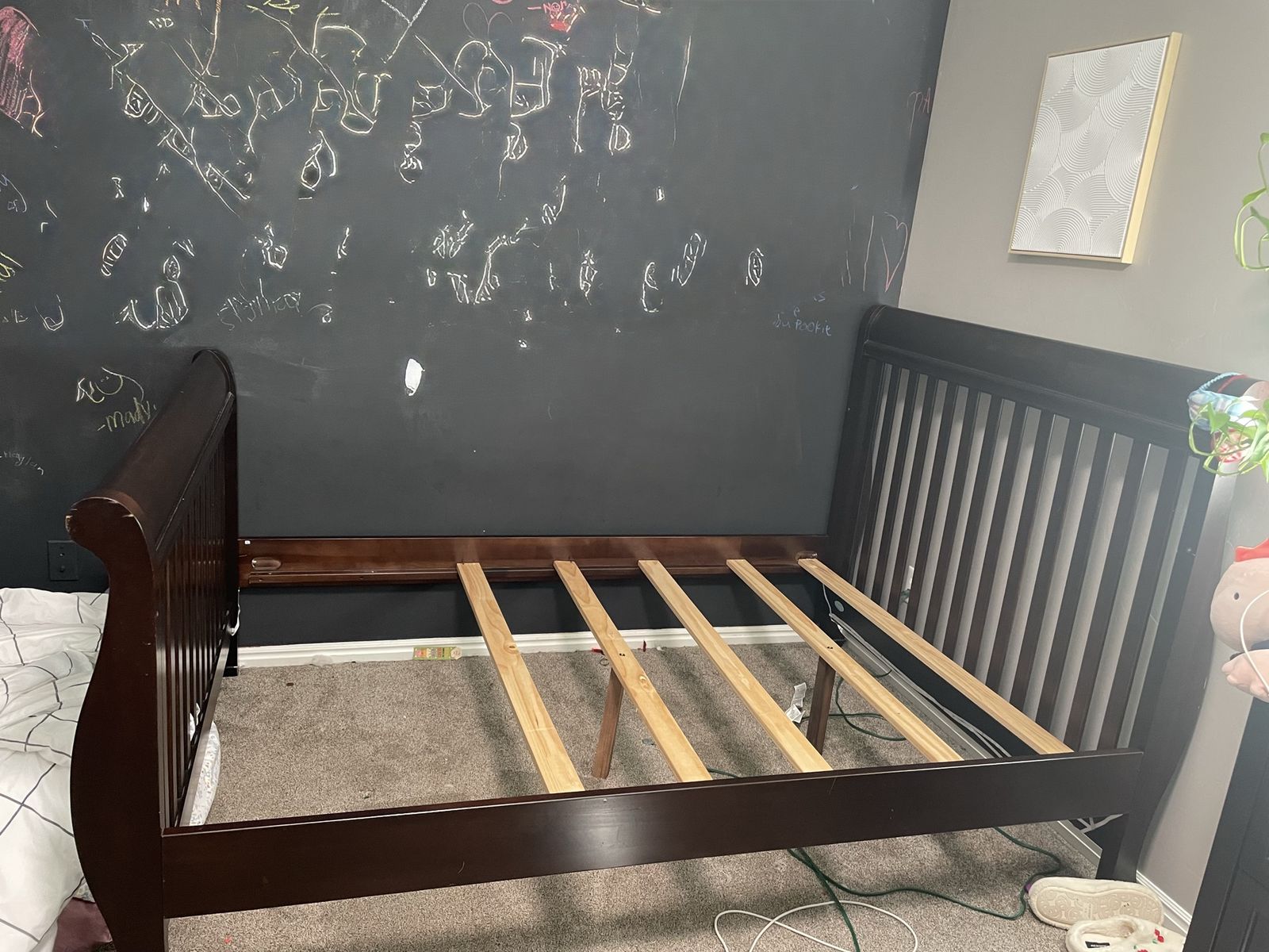 Full Size Solid Wood Bed Frame