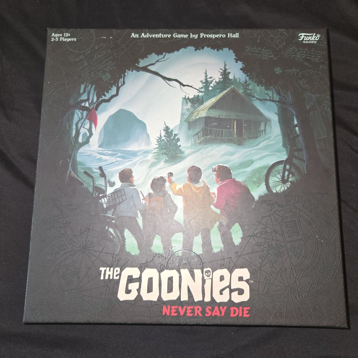 SEALED - Funko Games The Goonies: Never Say Die Board Game - Ages 12+, 2-5 Players, Adventure