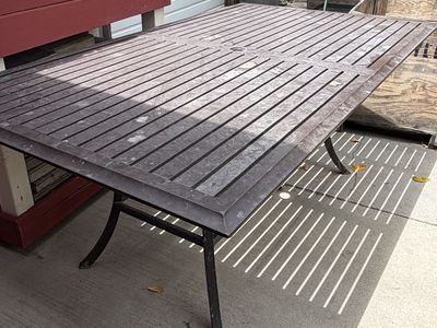 Outdoor Patio Dining Table with 6 chairs