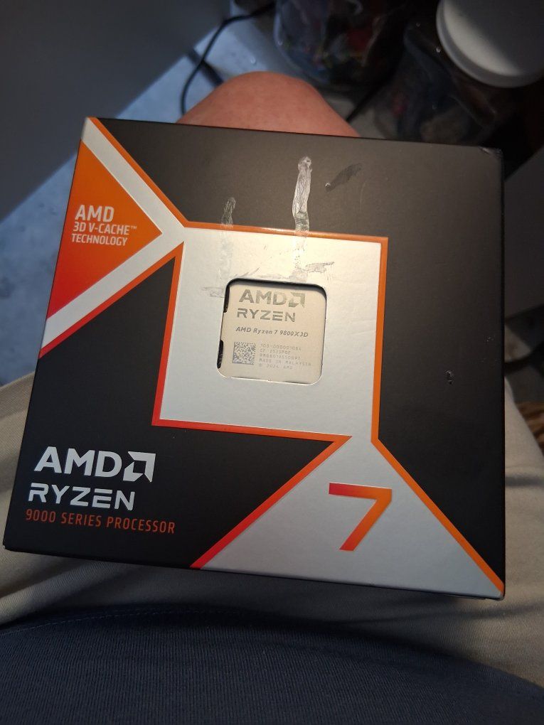 AMD Ryzen 7 9800X3D 9000 Series Processor with 3D V-Cache Technology
