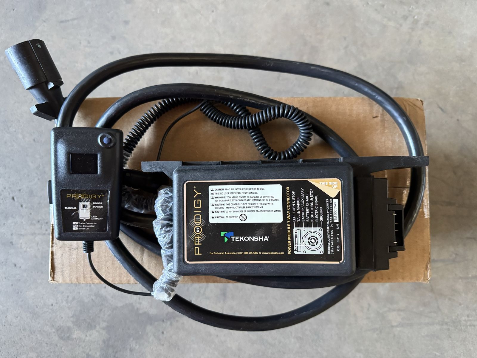 Tekonsha Prodigy RF Trailer Brake Controller w/ 7-Way Connector