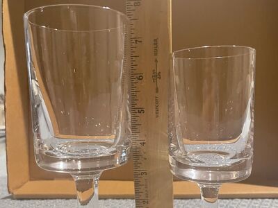 Vintage Dansk Karin wine glasses, 1980's