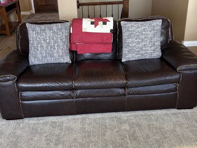 Beautiful Leather Sofas/ Couches
