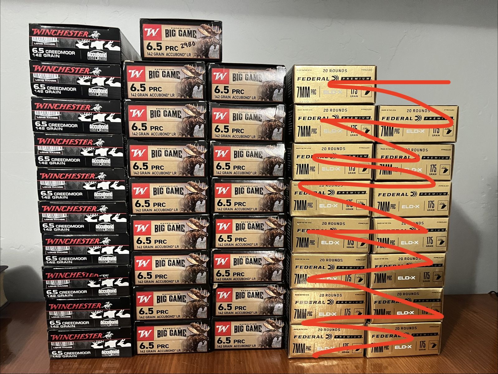6.5 Creedmoor & 6.5 PRC Ammo Slik Sling V3 Backpack Rifle Mount