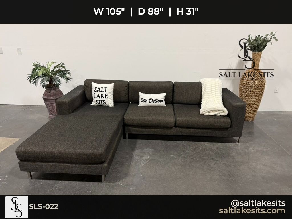 Gus Modern Sectional Sofa Couch Delivery