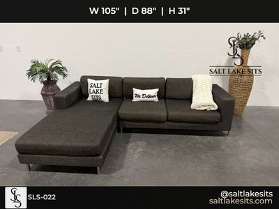 Gus Modern Sectional Sofa Couch Delivery