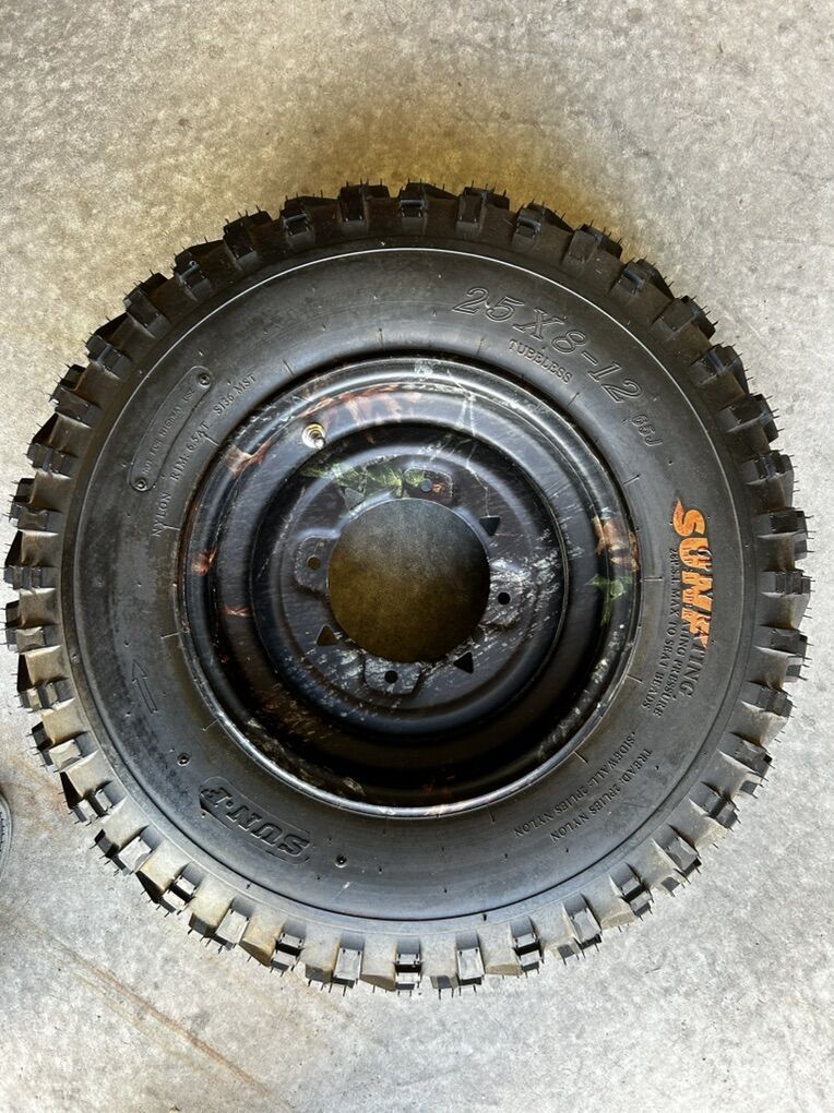 ATV Tires and 1 Rim