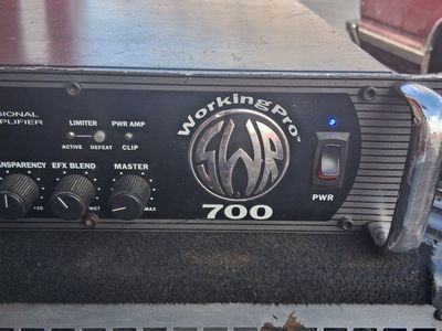 SWR Working Pro 700 Bass Amp Half Stack!