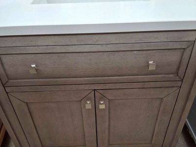 30” Wide Bathroom Vanity & Sink
