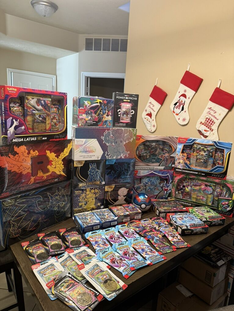 Pokemon ETBs & Booster packs - SALE OR TRADE!!