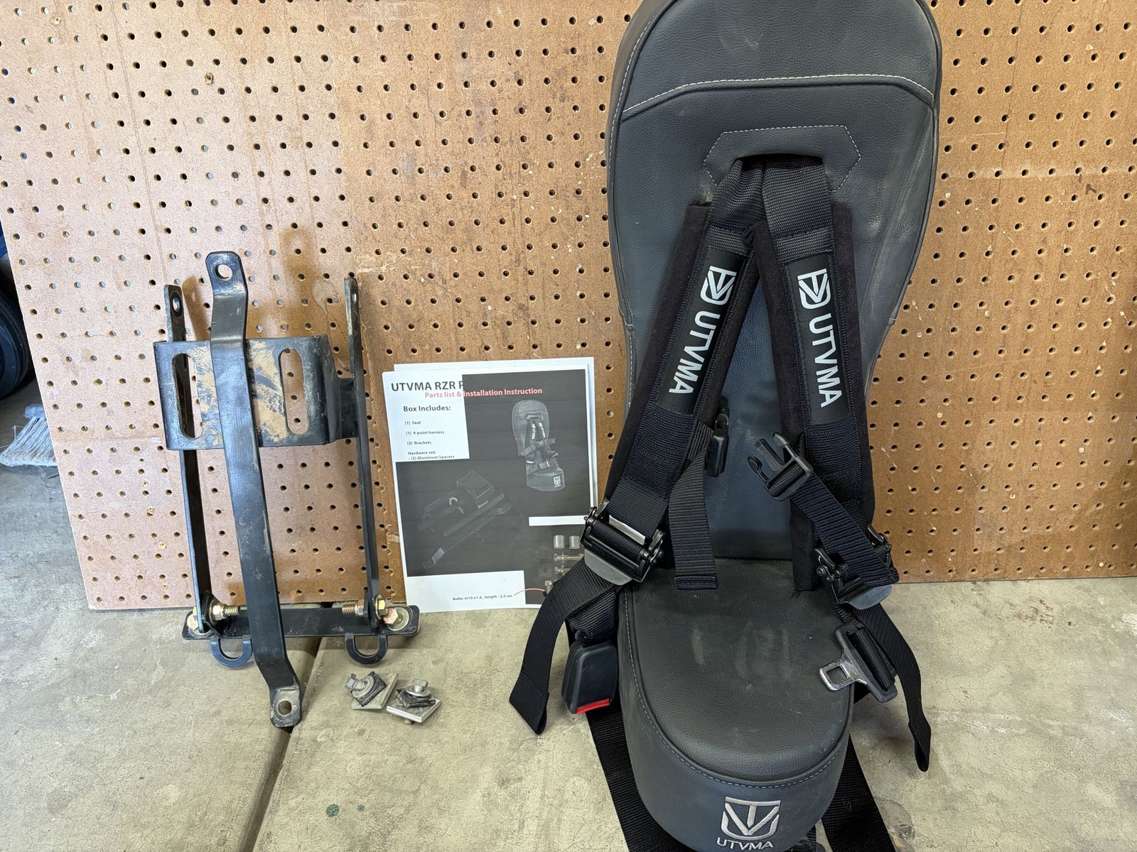 Assorted Outdoor & Recreational Gear: UTVMA RZR Bump Seat, Husky Tow Hitch, Tiki Torches, Water Sports.
