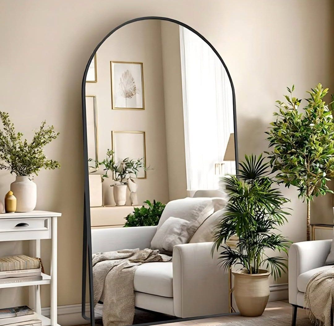 LFT HUIMEI2Y 76.4"x37" Arch Full Length Mirror, La