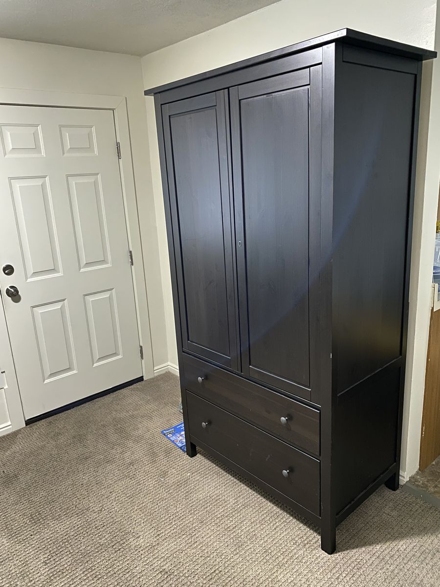 IKEA  Hemnes armoire Solid pine drawers, and shelf