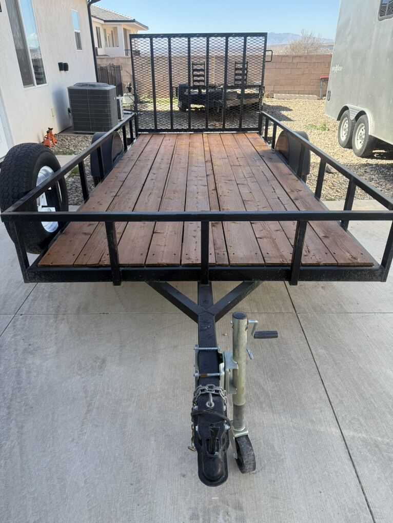 14 X 7 Flatbed Trailer