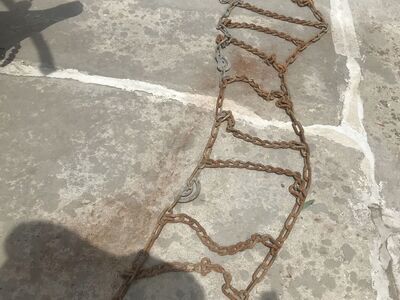 tractor Tire Chain, about 20 foot of chain / or use it as a CHAIN ladder
