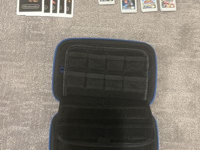Nintendo 3DS Game Lot with Case - Mario, Sonic, LEGO, Smash Bros