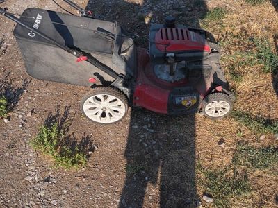 Troy-Bilt TB120 21-Inch Gas Push Lawn Mower with Grass Bagger Attachment