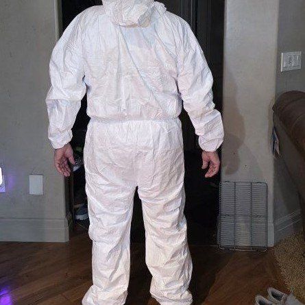 extra large DuPont Tyvek White Disposable Protective Coverall Suit with Hood - Unused