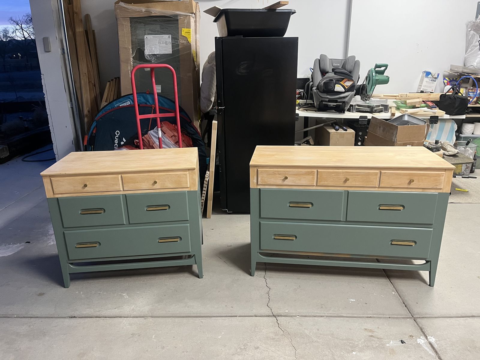 Midcentury Dresser set
