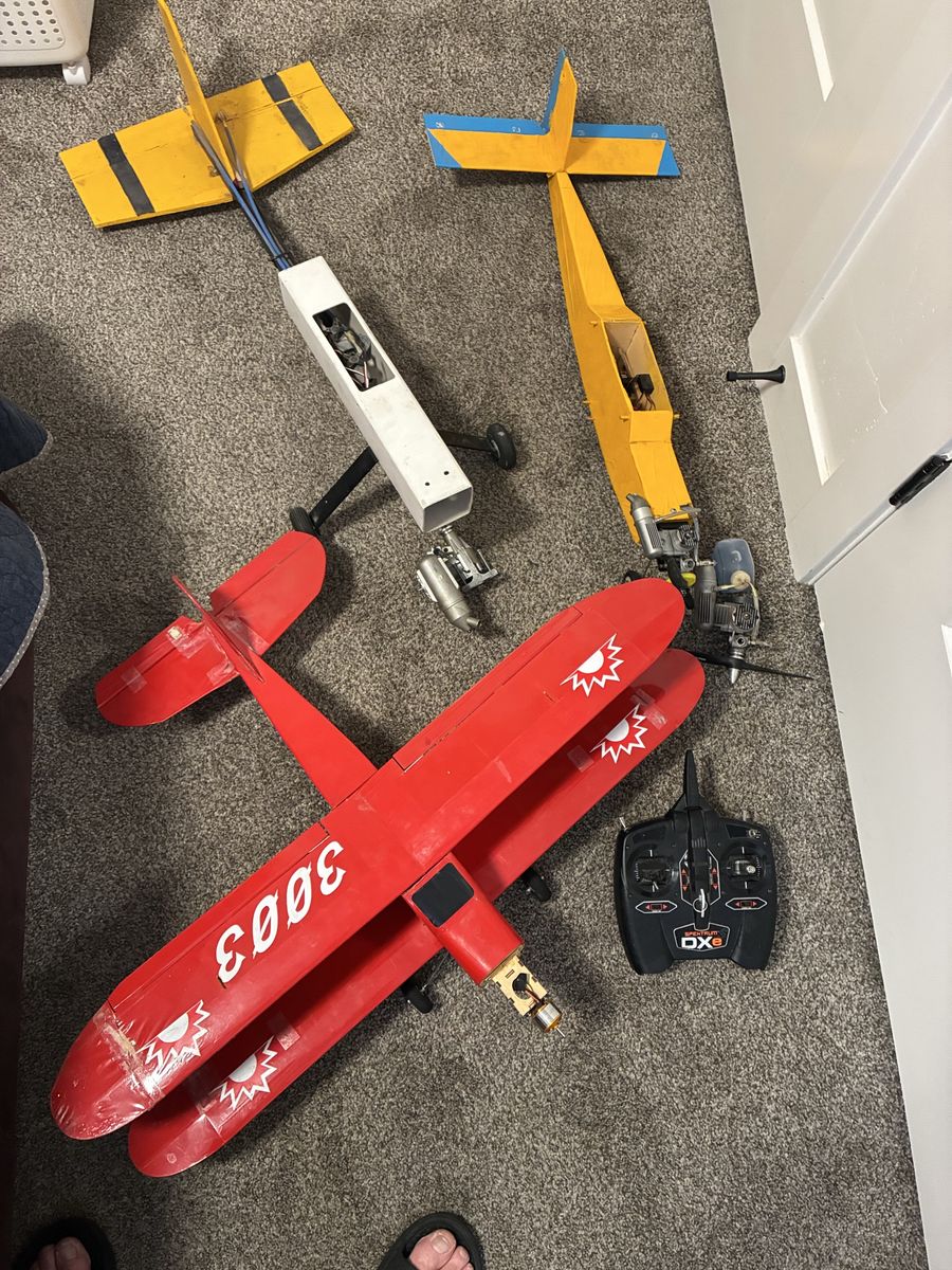 R/C planes need a little bit of TLC motors Work. I have three different sized engines.150obo