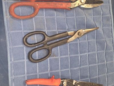 All 3 for $25.00 WISS M-300 Metalmaster Aviation Snips Craftsman 4561 Tin Snips Made in USA Tool Set
