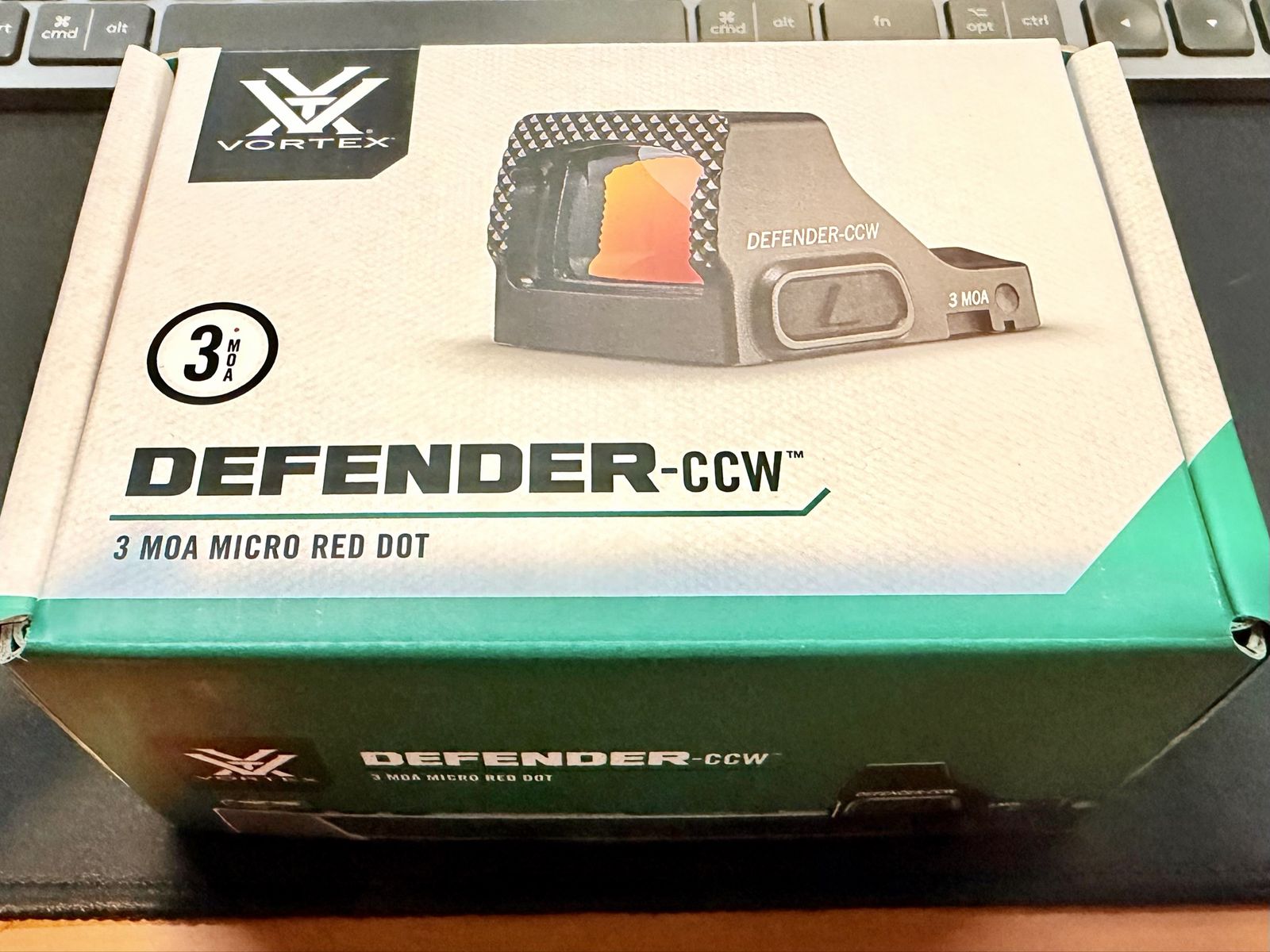 NIB Vortex Defender-CCW 3 MOA Micro Red Dot