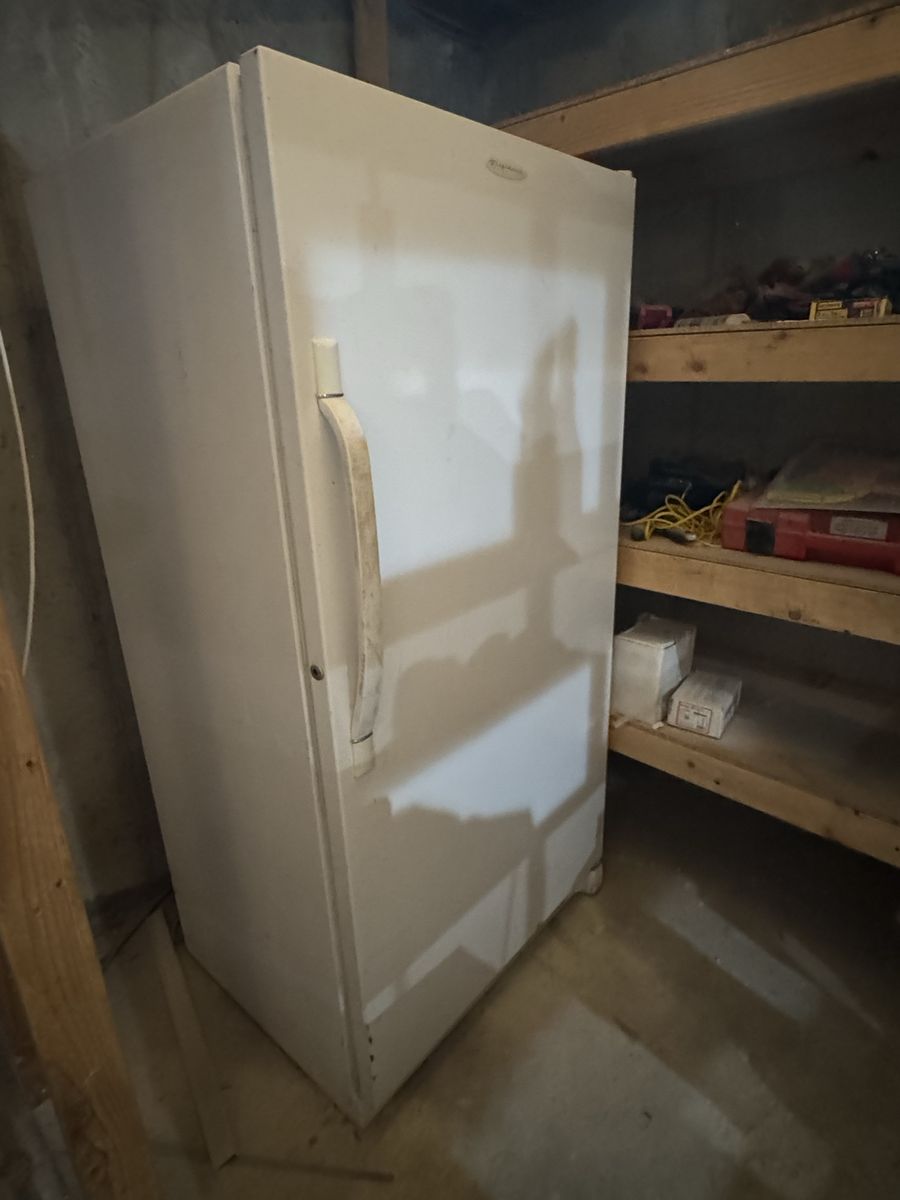 White Upright Freezer