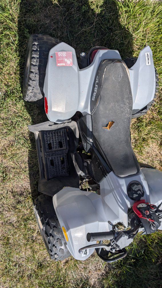 Polaris Predator 90 ATV Quad - Parts Only - Damaged Engine Casing & Chain