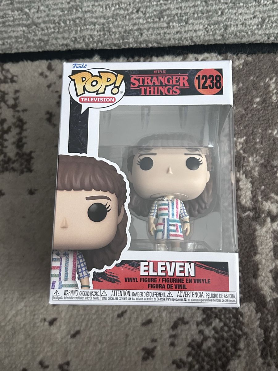 Funko Pop! Television Stranger Things Eleven #1238, Lucas #1246 Figures & Steve #1542